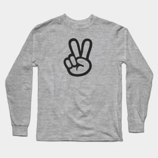 Simple Peace Hand Long Sleeve T-Shirt